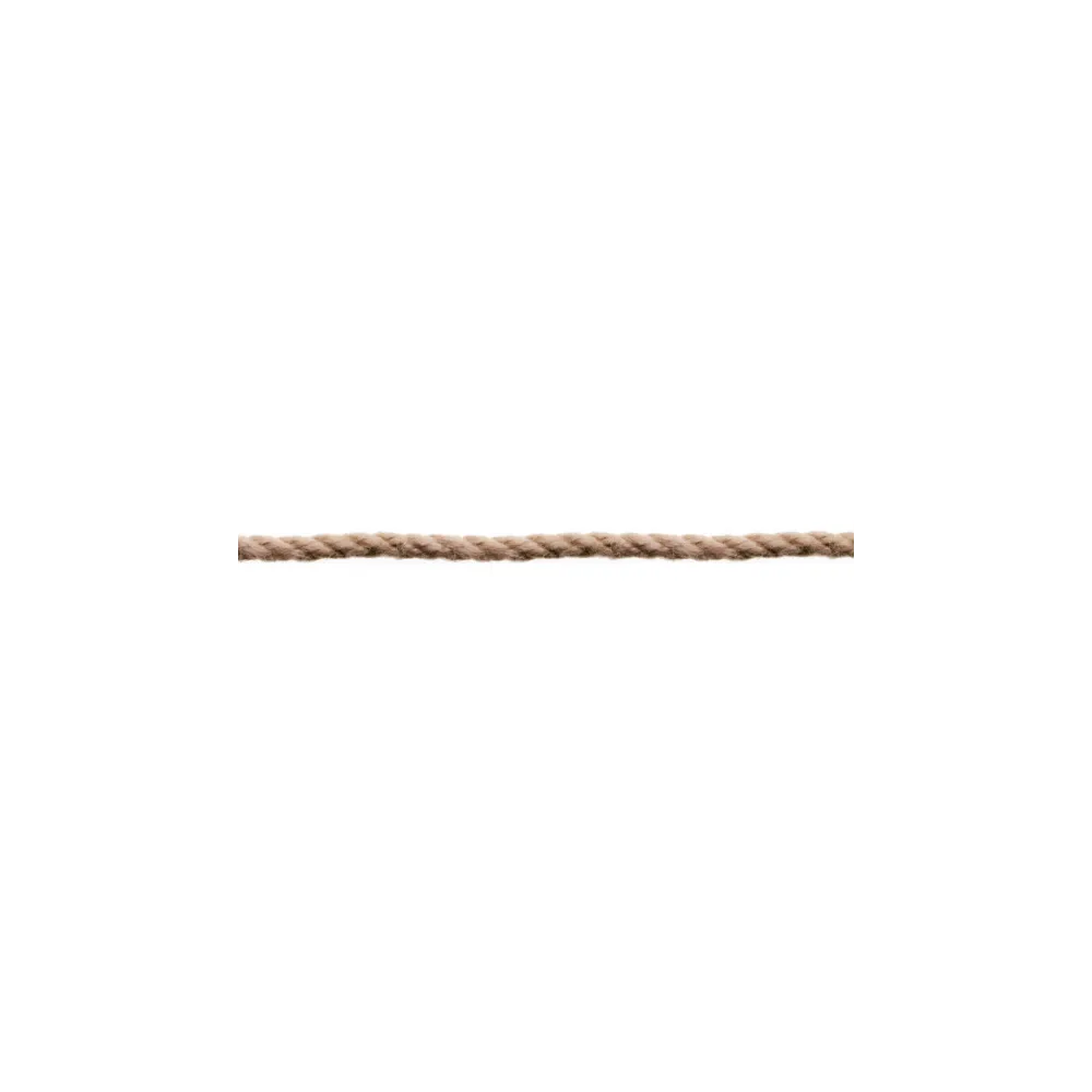 Corda in polipropilene color canapa - Al metro Dimensioni X 2°: Ø 8 mm X 100 mt