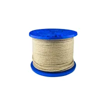 Corda in polipropilene color canapa - Al metro Dimensioni X 2°: Ø 8 mm X 100 mt