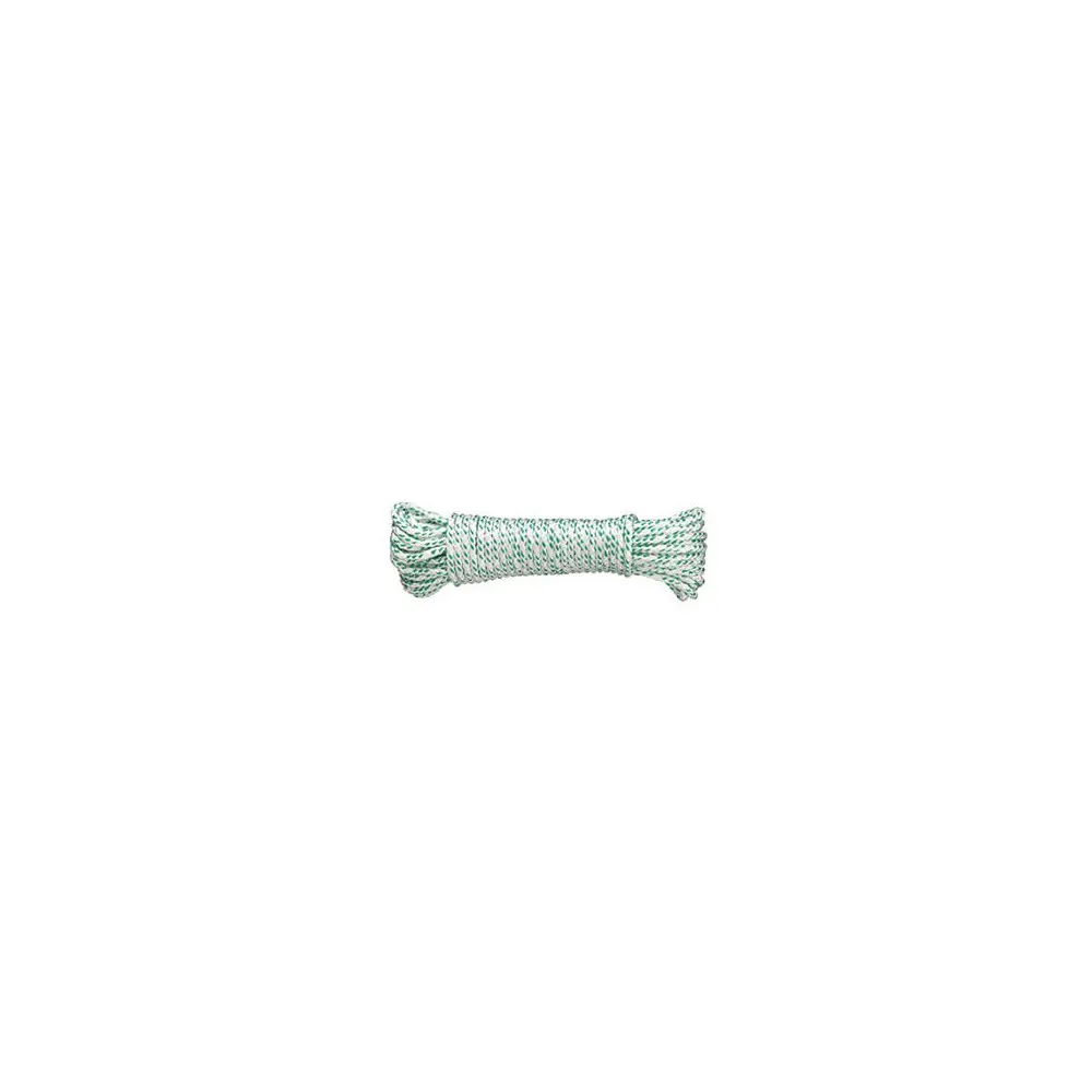 CORDA IN POLIAMMIDE BIANCA Ø 4 MM. (PRETAGLIATA 10MT o 20MT) Lunghezza: 10 mt CORDA IN POLIAMMIDE BIANCA Ø 4 MM. (PRETAGLIATA 10MT o 20MT) Lunghezza: 10 mt