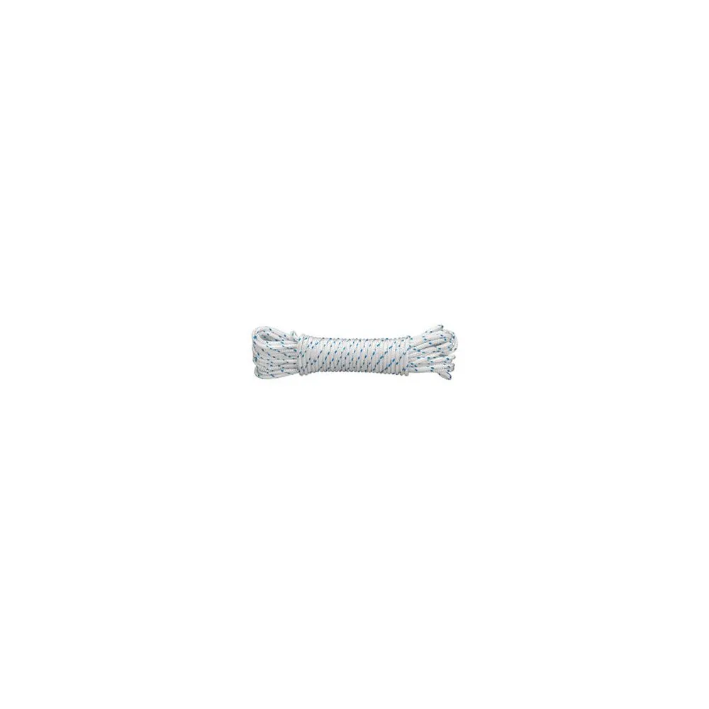 CORDA POLIEST. D 4 MM Bianco/Blu (Lunghezza 10MT o 20 MT) Lunghezza: 20 mt. CORDA POLIEST. D 4 MM Bianco/Blu (Lunghezza 10MT o 20 MT) Lunghezza: 20 mt.