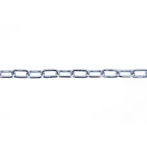 CATENA GENOVESE PRETAGLIATA IN ACCIAIO ZINCATO Ø3MM Lunghezza: 2,5 mt