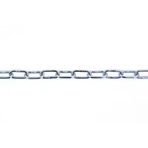 CATENA GENOVESE PRETAGLIATA IN ACCIAIO ZINCATO Ø4MM Lunghezza: 2,5 mt