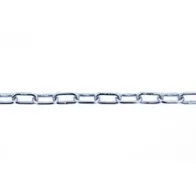 CATENA GENOVESE PRETAGLIATA IN ACCIAIO ZINCATO Ø4MM Lunghezza: 2,5 mt