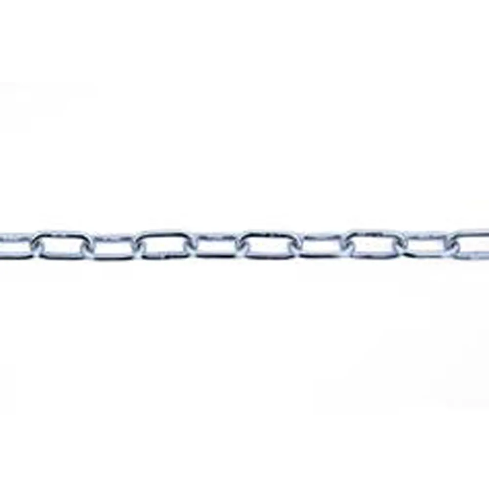 CATENA GENOVESE PRETAGLIATA IN ACCIAIO ZINCATO Ø4MM Lunghezza: 2,5 mt CATENA GENOVESE PRETAGLIATA IN ACCIAIO ZINCATO Ø4MM Lunghezza: 2,5 mt