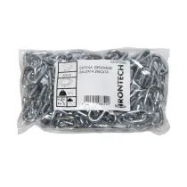 CATENA GENOVESE PRETAGLIATA IN ACCIAIO ZINCATO Ø5MM Lunghezza: 2,5 mt CATENA GENOVESE PRETAGLIATA IN ACCIAIO ZINCATO Ø5MM Lunghezza: 2,5 mt