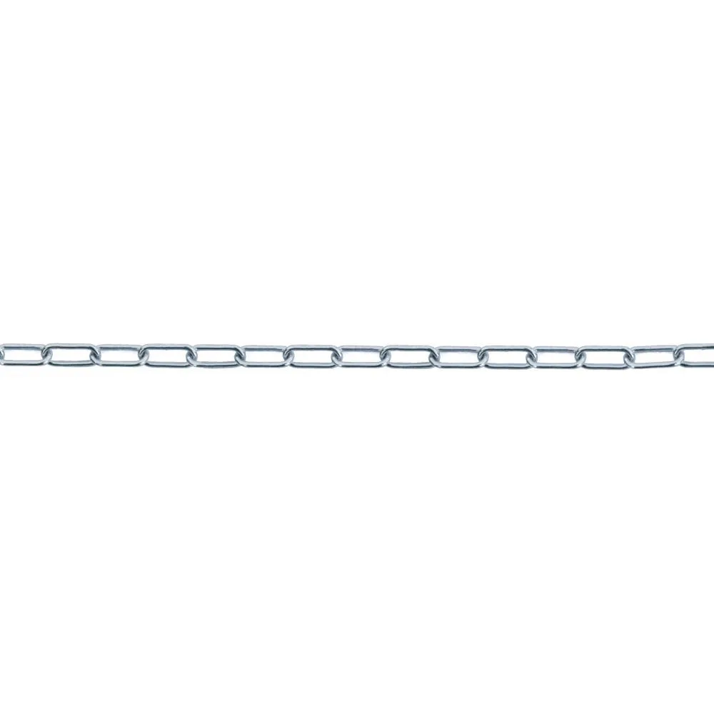 CATENA GENOVESE PRETAGLIATA IN ACCIAIO ZINCATO Ø2MM Lunghezza: 5 mt CATENA GENOVESE PRETAGLIATA IN ACCIAIO ZINCATO Ø2MM Lunghezza: 5 mt