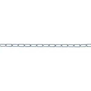 CATENA GENOVESE PRETAGLIATA IN ACCIAIO ZINCATO Ø2MM Lunghezza: 5 mt