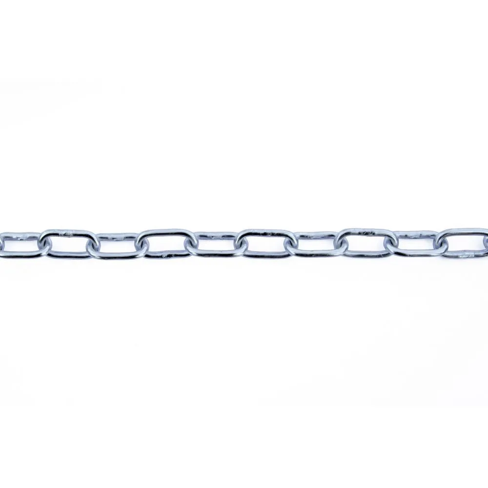 CATENA GENOVESE PRETAGLIATA IN ACCIAIO ZINCATO Ø3MM Lunghezza: 5 mt CATENA GENOVESE PRETAGLIATA IN ACCIAIO ZINCATO Ø3MM Lunghezza: 5 mt