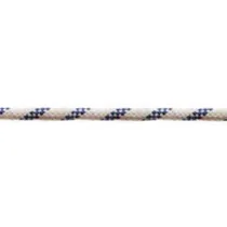 CORDA IN POLIESTERE BIANCO-BLU VENDITA AL METRO Dimensioni Ø: Ø 6 mm.