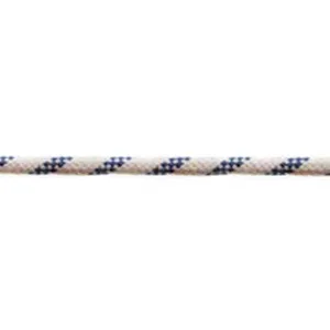 CORDA IN POLIESTERE BIANCO-BLU VENDITA AL METRO Dimensioni Ø: Ø 6 mm.