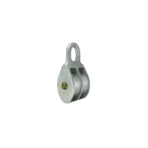 Carrucola a 2 gole in lega di zinco e poliammide Dimensioni m.: 30 mm.