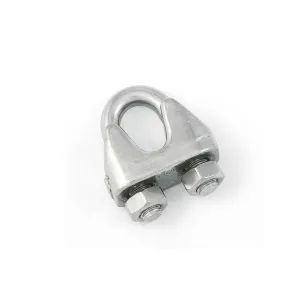 MORSETTO PER FUNI IN ACCIAIO ZINCATO Dimensioni Ø: Ø 3,0 mm.
