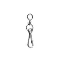 Moschettone Simplex in acciaio nichelato Dimensioni m.: 60 mm.