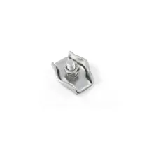 Morsetto Simplex per funi in acciaio zincato zincato Dimensioni Ø: Ø 3,0 mm.