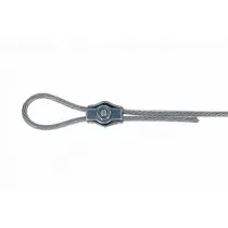Morsetto Simplex per funi in acciaio zincato zincato Dimensioni Ø: Ø 6 mm.