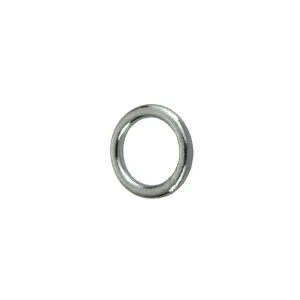 Anello tondo saldato in acciaio zincato Misura ØX: Ø 5,0 x 40 mm.