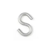 GANCIO A S IN ACCIAIO ZINCATO Ø 3 MM. 20PZ Dimensioni Ø: Ø 3,0 mm.