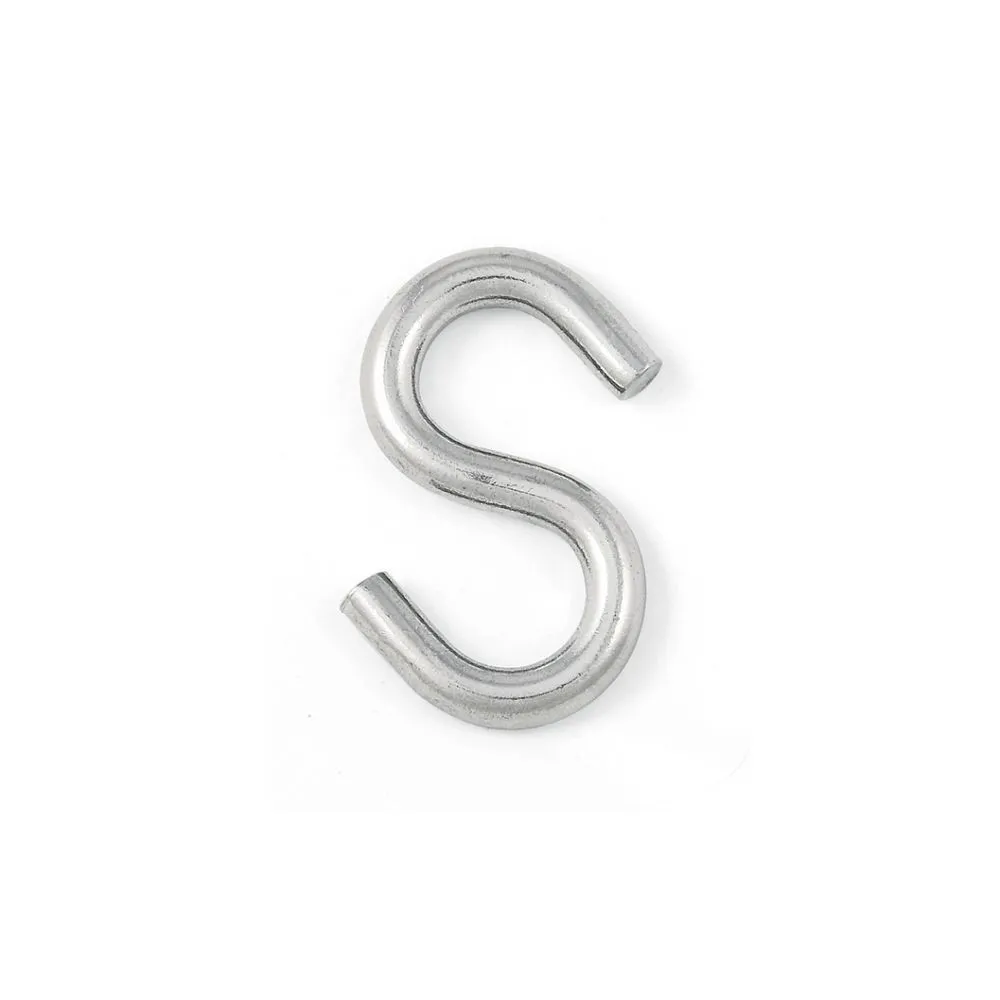 GANCIO A S IN ACCIAIO ZINCATO Ø 3 MM. 20PZ Dimensioni Ø: Ø 3,0 mm. GANCIO A S IN ACCIAIO ZINCATO Ø 3 MM. 20PZ Dimensioni Ø: Ø 3,0 mm.