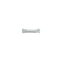 CORDA POLIEST. D 4 MM Bianco/Blu (Lunghezza 10MT o 20 MT) Lunghezza: 10 mt