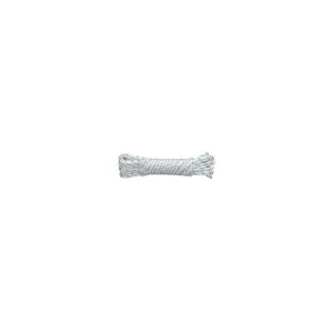 CORDA POLIEST. D 4 MM Bianco/Blu (Lunghezza 10MT o 20 MT) Lunghezza: 10 mt