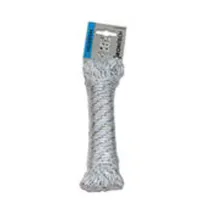 CORDA POLIEST. D 4 MM Bianco/Blu (Lunghezza 10MT o 20 MT) Lunghezza: 10 mt