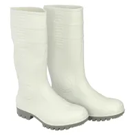STIVALI ANTINFORTUNISTICA 'GINOCCHIO' N. 41 - colore bianco/grigio