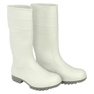 STIVALI ANTINFORTUNISTICA 'GINOCCHIO' N. 41 - colore bianco/grigio