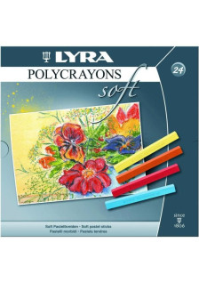 Gessetti polycrayons Soft Lyra 24pz