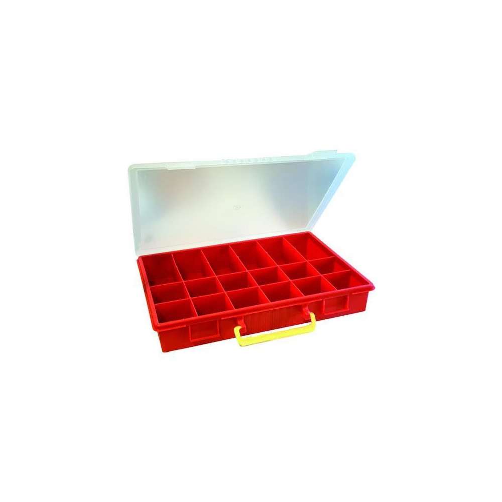 DRAWER FOR SMALL PARTS 18 COMPARTMENTS 35X25CM.