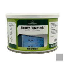 SHABBY CHIC PROVENZALE DECORGESSO ANTICANTE ALL'ACQUA 375 ml - Borma Wachs Colori Borma Wachs: 100 - GRIGIO CHIARO AGATA