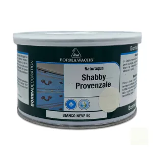 SHABBY CHIC PROVENZALE DECORGESSO ANTICANTE ALL'ACQUA 375 ml - Borma Wachs Colori Borma Wachs: 822 - BIANCO GRIGIO