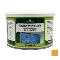 SHABBY CHIC PROVENZALE DECORGESSO ANTICANTE ALL'ACQUA 375 ml - Borma Wachs Colori Borma Wachs: 120 - GIALLO OSSIDO