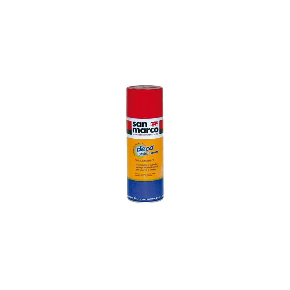 GLOBAL SPRAY DECO' VARI COLORI Colori Generici: Bianco opaco GLOBAL SPRAY DECO' VARI COLORI Colori Generici: Bianco opaco