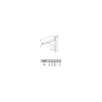 REGGIMENSOLE SQUADRA IN LEGNO NATURALE Dimensioni reggipiani: 17 cm