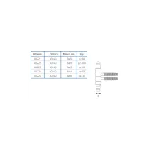 CERNIERA BAROCCO BRONZATE Dimensioni Ø: Ø 16 mm.