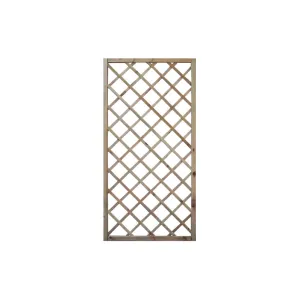 GRIGLIATO IN LEGNO PER ESTERNI - PINO IMPREGNATO (Diverse Misure) Grigliato: 90 x 180 cm