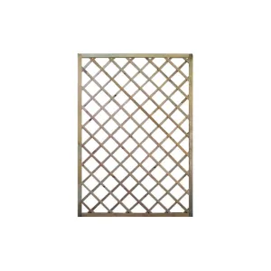 GRIGLIATO IN LEGNO PER ESTERNI - PINO IMPREGNATO (Diverse Misure) Grigliato: 90 x 180 cm