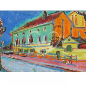 CARTA DECOUPAGE STREET AT SUNSET 60X84