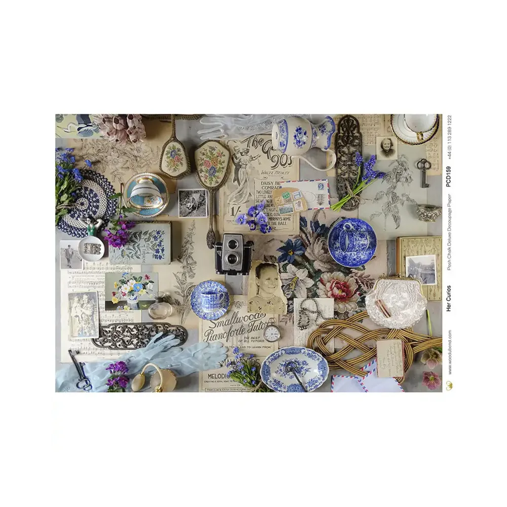 CARTA DECOUPAGE HER CURIOS 28.5X40