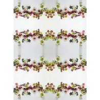 CARTA DA DECOUPAGE ARTIC BLOOM BORDER