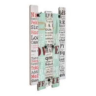 APPENDIABITI DA PARETE MODULARE STILE VINTAGE REGOLABILE MULTICOLOR