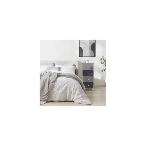 CASSETTIERA "CLADONIA" IN STILE SHABBY CON 4 CASSETTI DECORATI