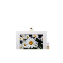 CORNICE "GRAVIOLA" PORTAFOTO DA PARETE GRIGIO CHIARO PER 14 FOTO