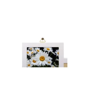 CORNICE "GRAVIOLA" PORTAFOTO DA PARETE GRIGIO CHIARO PER 14 FOTO