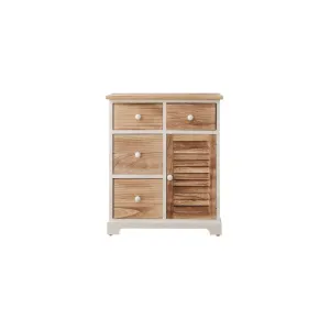 CASSETTIERA CREDENZA 4 CASS.1ANTA 70X60X30cm