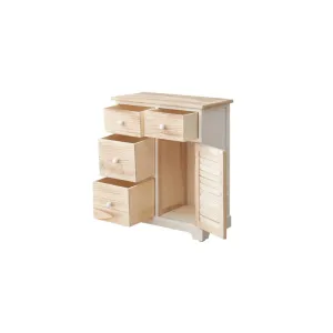 CASSETTIERA CREDENZA 4 CASS.1ANTA 70X60X30cm