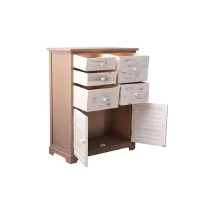 CASSETTIERA 5 CASSETTI E 2 ANTE 77x60x30CM