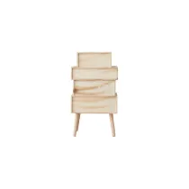 CASSETTIERA COMODINO 4 CASSETTI 81X45X29CM