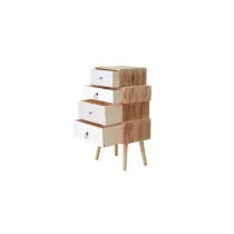 CASSETTIERA COMODINO 4 CASSETTI 81X45X29CM