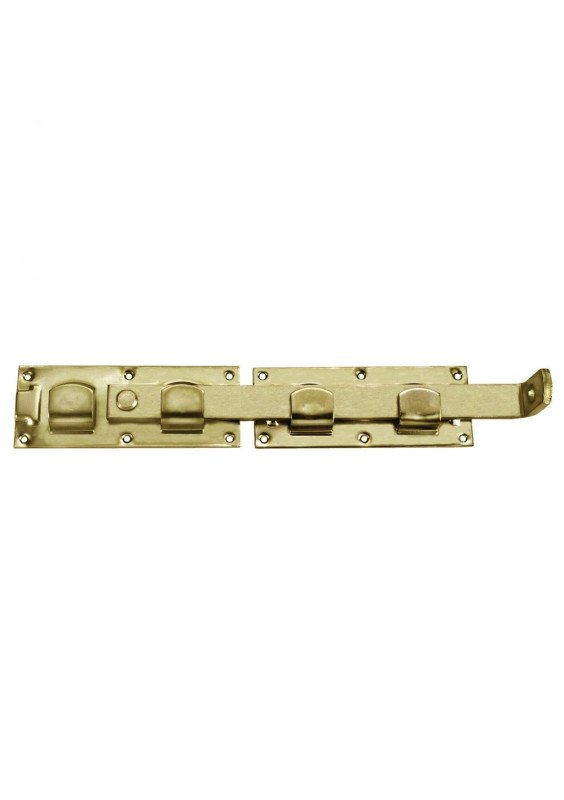 Closure lever for gate 430 x 72 mm. - yellow zinc-plated